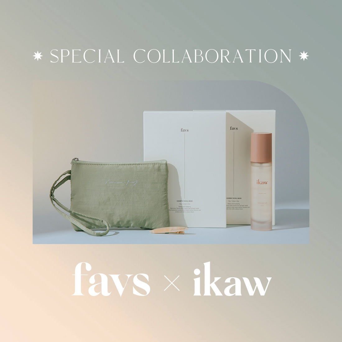 【NEW IN】-favs × ikaw collaboration - 発売開始✨
