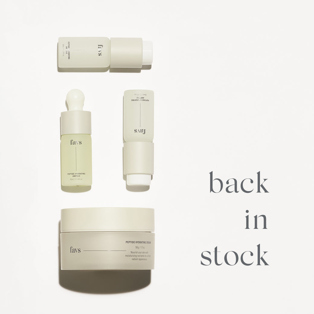 【BACK IN STOCK】1/25 PEPTIDE HYDRATING AMPULE + PEPTIDE HYDRATING CREAM