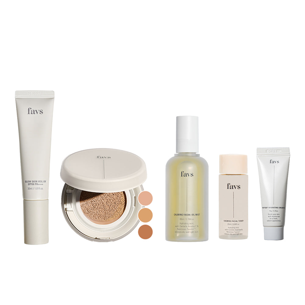 GLOW SKIN VEIL UV base make set – favs
