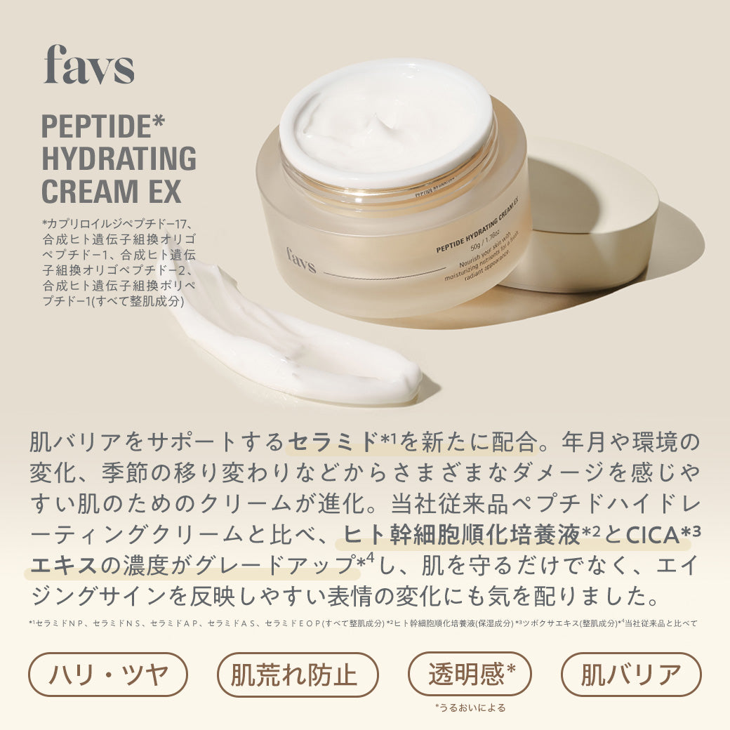 【定期便】PEPTIDE HYDRATING CREAM EX (アップセル)
